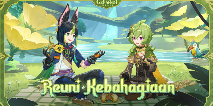 Genshin Impact akan menyelenggarakan serangkaian acara "Reuni Kebahagiaan" di 4 kota sekaligus di Indonesia pada Maret hingga April.