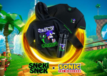 Maskot Sneki Snek Razer Kolaborasi dengan Sonic untuk Seleksi Merchandise Baru