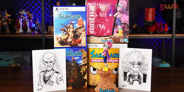 Menyambut rilisnya SAND LAND, pihak Bandai Namco berbaik hati mengirimkan markas kami versi Collector’s Edition.