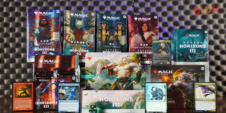 Kami diberi kesempatan oleh Wizards of the Coast untuk melakukan unboxing set Modern Horizons 3 duluan sebelum perilisan.
