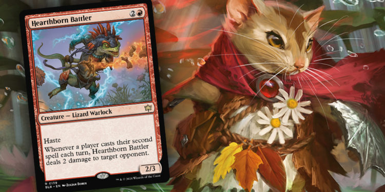 Preview Kartu ‘Hearthborn Battler’ dari Set Magic: The Gathering – Bloomburrow