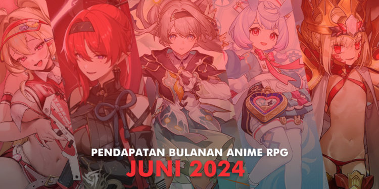 Ranking pendapatan game mobile RPG terpopuler sepanjang Juni 2024 berhasil dikuasai oleh Genshin Impact dan Honkai Star Rail.