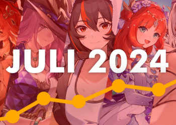 10 Pendapatan Game Mobile RPG Anime Terpopuler Sepanjang Juli 2024