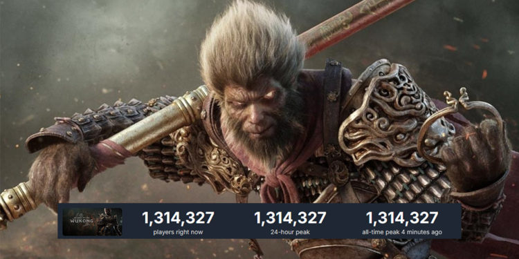Black Myth: Wukong sudah resmi dirilis. Hasilnya, langsung ada jutaan gamer yang memainkan game tersebut di Steam.