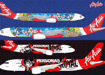 AirAsia membawa fanservice ke tingkat yang lebih tinggi dengan bekerjasama dengan Sonic the Hedgehog dan Persona 5 Royal.