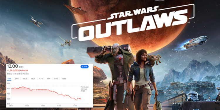 Saham Ubisoft turun cukup jauh setelah perilisan Star Wars Outlaws hingga ke angka 12.00 Euro dan membuat investor khawatir.