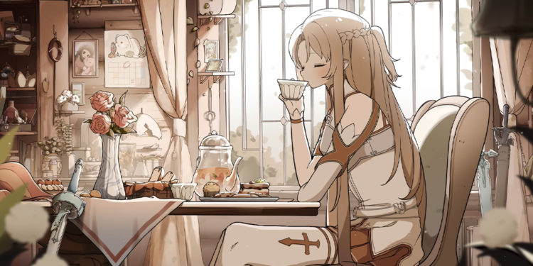 Bandai Namco ikut melepas video musik LoFi berdurasi satu jam lebih untuk mempromosikan SWORD ART ONLINE Fractured Daydream