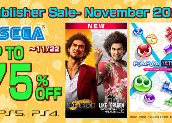 SEGA kembali membuka masa diskon spesial yang dikhususkan untuk para pemain di platform PlayStation hingga 22 November nanti