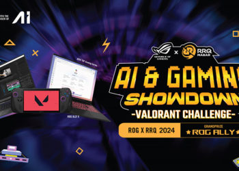 ASUS berkolaborasi bersama RRQ menghadirkan acara bertajuk MaBar Keliling Sekolah bertemakan AI & Gaming Showdown.