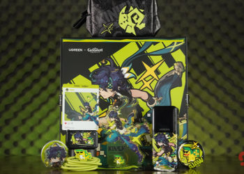 Simak unboxing kami untuk UGREEN × Genshin Impact Kinich Collectible Gift Box yang berisi perangkat pengisian daya dan merchandise eksklusif