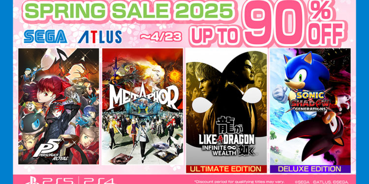 SEGA ikut mengadakan masa diskon besar-besaran Spring Sale 2025 di platform PlayStation yang sangat berlimpah pilihan