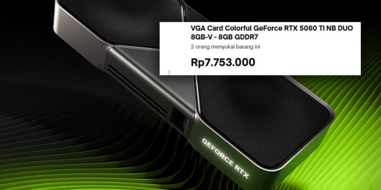 Di Indonesia sendiri, NVIDIA RTX 5060 Ti dibanderol seharga 7,7 Jutaan Rupiah untuk varian 8GB yang termurah.