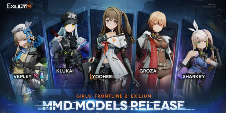 Girls’ Frontline 2: Exilium resmi merilis semua model karakter 3D mereka secara gratis untuk keperluan MikuMikuDance alias MMD.
