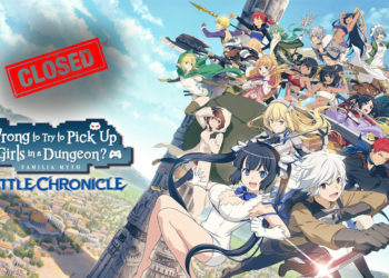 DanMachi: Battle Chronicle resmi akan menghentikan seluruh layanannya pada 29 September 2025. Bertahan 2 tahun.
