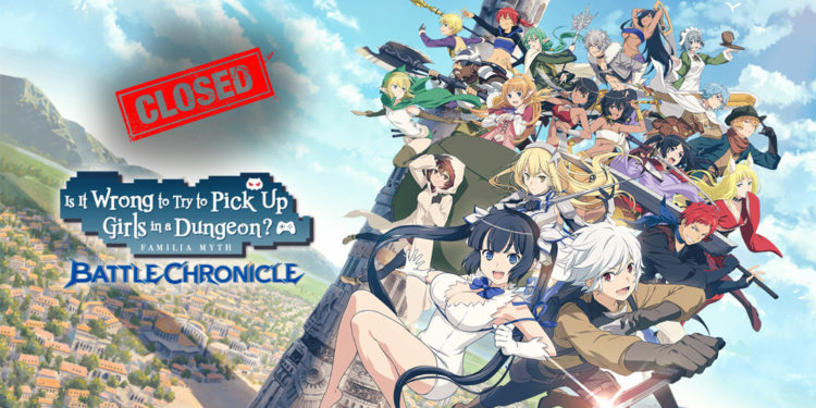 DanMachi: Battle Chronicle resmi akan menghentikan seluruh layanannya pada 29 September 2025. Bertahan 2 tahun.