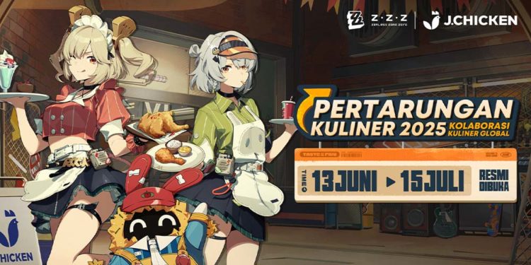 HoYoverse akan mengadakan event Zenless Zone Zero - Operation Yum di Indonesia lewat banyak cabang franchise rumah makan J.Chicken