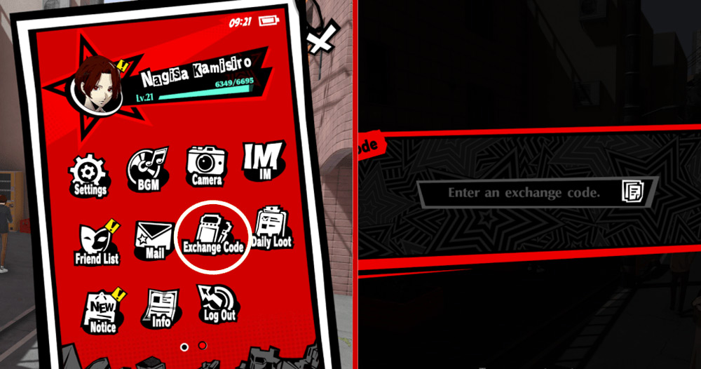 Persona 5: The Phantom X code