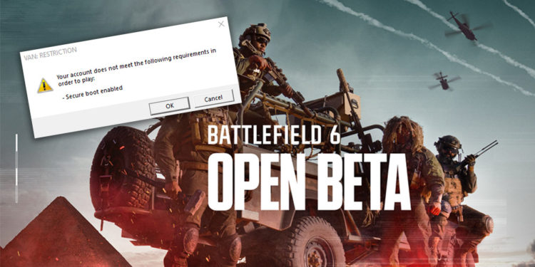 Masalahnya? Battlefield 6 nggak bakal bisa dibuka sama sekali kalau fitur Secure Boot di BIOS belum diaktifin.