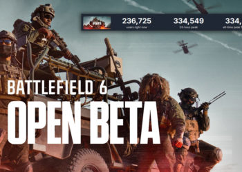 Open beta Battlefield 6 langsung ngegas kencang di Steam dengan mencatat hampir 335.000 pemain aktif secara bersamaan.
