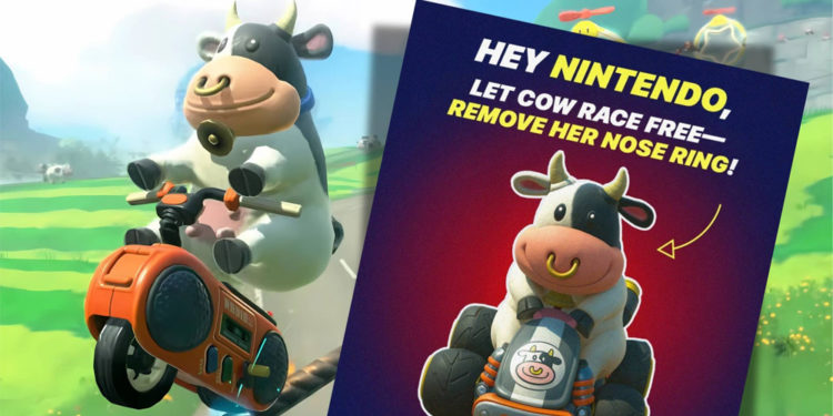 Organisasi pecinta hewan PETA lagi-lagi bikin gebrakan dengan ngirim surat terbuka ke Presiden Nintendo untuk hapus cincin di hidung sapi.