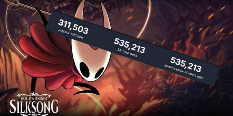 Hollow Knight: Silksong Tembus 500.000 Pemain Hanya Beberapa Jam Setelah Rilis