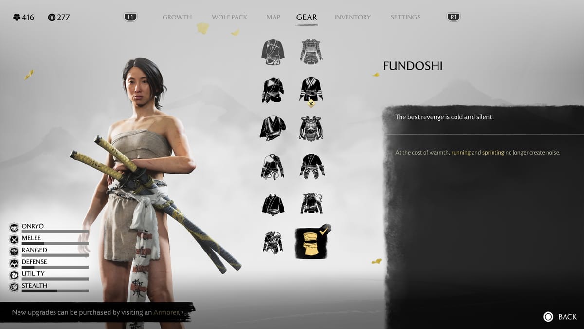 ghost of yotei armor