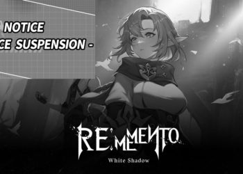 Rememento: White Shadow bakal ditutup sementara mulai 27 November 2025 untuk versi global, dan 31 Januari 2026 untuk versi Jepang.