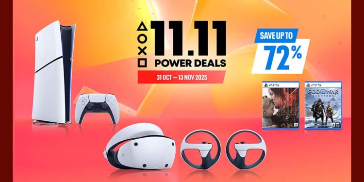 PlayStation 11.11 Power Deals Segera Tiba dengan Diskon Spesial untuk Peripheral dan Game!