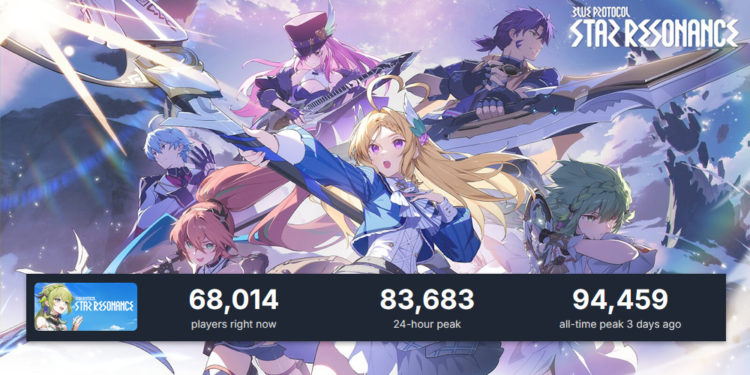Menurut data dari SteamDB, Blue Protocol: Star Resonance sempat jadi game paling ramai ke-14 di Steam dengan 94 ribu pemain online.