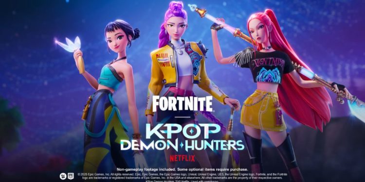 Fortnite Hadirkan Kolaborasi K-Pop Demon Hunters dengan Mode dan Skin Baru