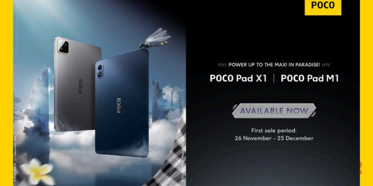 POCO mulai memasarkan POCO Pad M1 dan Poco X1 di Indonesia dengan harga early bird yang tersedia hingga pertengahan Desember nanti