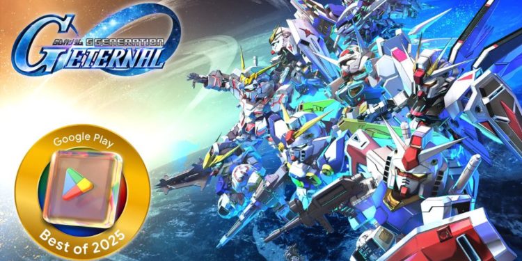 SD Gundam G Generation Eternal Menang Google Play Best of 2025, Termasuk Indonesia