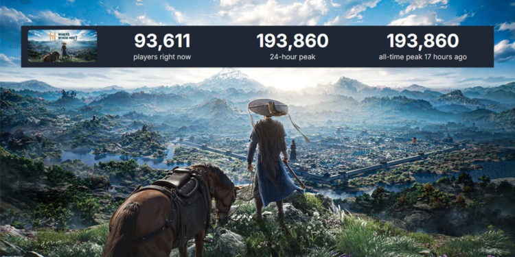 Where Winds Meet dalam 24 jam pertama saja, sudah ngelewatin angka 2 juta pemain. Di Steam, dapat review positif.