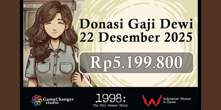 Sebagian profit dari penjualan DLC artbook 1998: The Toll Keeper Story telah didonasikan developer ke komunitas Indonesian Women in Game