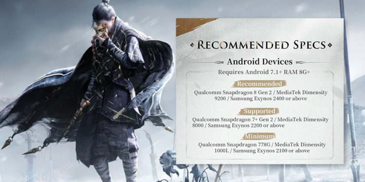 Bersamaan dengan pengumuman ini, tim developer juga merilis detail soal spesifikasi perangkat untuk Where Winds Meet versi mobile.