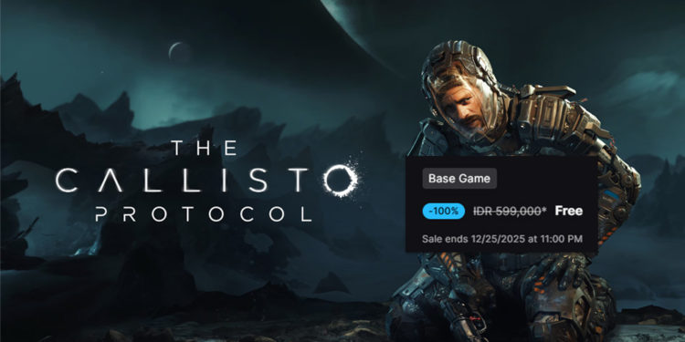 Tepat di malam Natal, game yang bisa diklaim gratis adalah The Callisto Protocol, karya Striking Distance Studios.