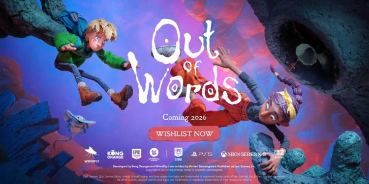 Jelajahi dunia misterius bersama Karla dan Kurt di Out of Words. Game coop platforming ini menunggumu dalam animasi stop-motion yang unik.