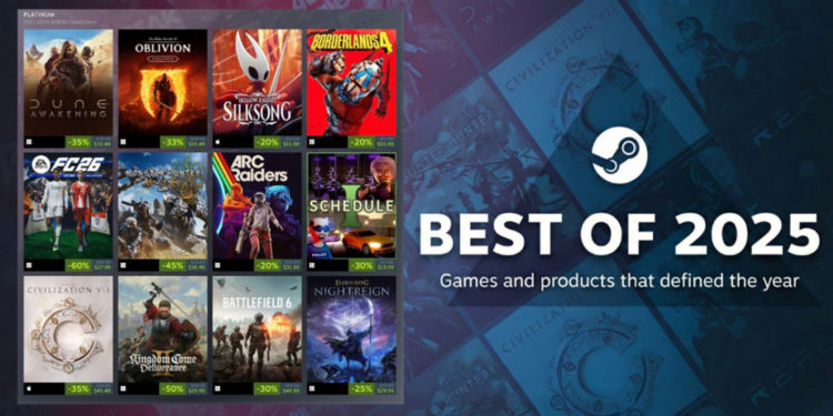 Menjelang akhir tahun 2025, Steam resmi merilis daftar tahunan “Best of 2025” yang merangkum game-game paling sukses sepanjang tahun.