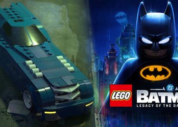 Penampakan lebih dekat batmobile klasik dari Batman: The Animated Series yang juga akan hadir di LEGO Batman: Legacy of the Dark Knight