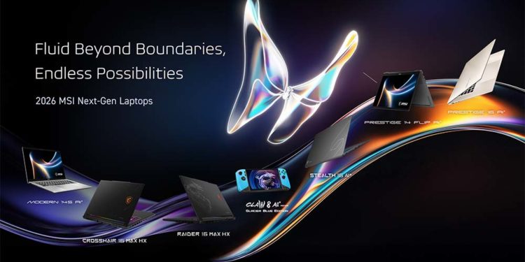 MSI telah berpartisipasi dalam CES 2026 untuk mengumumkan ragam laptop andalan demi memenuhi kebutuhan gaming dan produktivitas sehari-hari