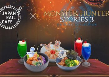 Capcom tahun ini kembali mengadakan kolaborasi dengan JAPAN RAIL CAFE untuk kafe bertema Monster Hunter Stories 3: Twisted Reflection