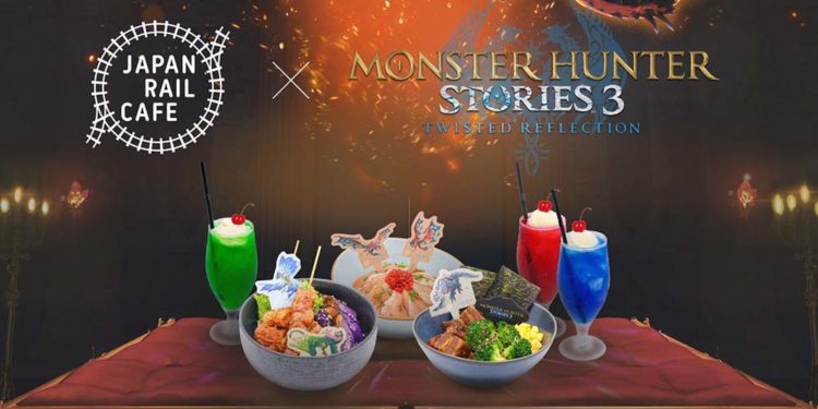 Capcom tahun ini kembali mengadakan kolaborasi dengan JAPAN RAIL CAFE untuk kafe bertema Monster Hunter Stories 3: Twisted Reflection