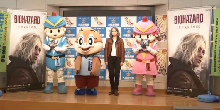 Pihak kepolisian Osaka di Jepang menggaet franchise Resident Evil dalam mempromosikan kampanye mereka mengenai drug abuse
