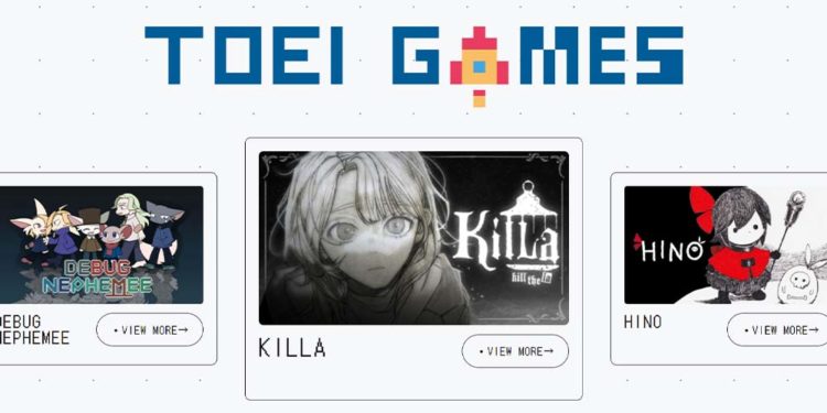 Tidak lama sejak dibentuk, Toei Games resmi mengumumkan tiga game yang akan mereka publish mulai dari KILLA, HINO, dan DEBUG NEPHEMEE