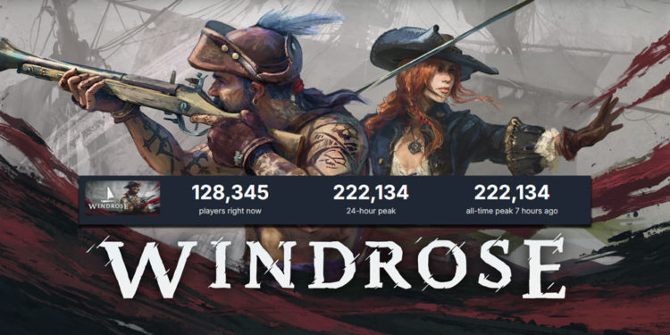 Game survival bertema bajak laut, Windrose, langsung tancap gas sejak hari pertama rilis di Steam. Udah laku 1 juta copy.