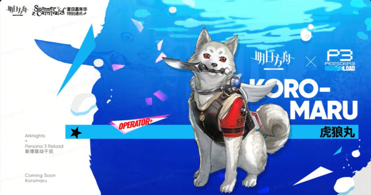 Tidak lama lagi Arknights server China akan mengadakan kolaborasi spesial dengan Persona 3 Reload