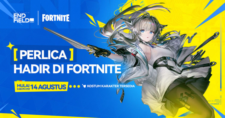 Fortnite akan kembali mengadakan kolaborasi dengan game gacha populer yang kali ini dikhususkan untuk Arknights: Endfield