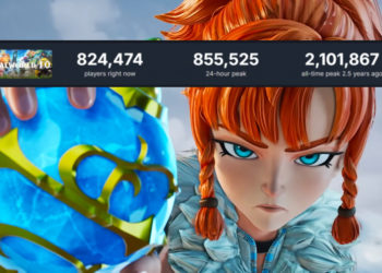 Palworld berhasil mencatat lebih dari 850 ribu pemain bersamaan di Steam hanya dalam waktu tiga hari setelah versi 1.0 dirilis.