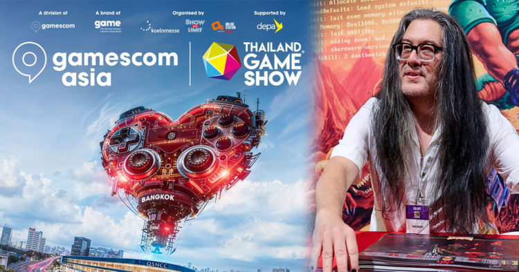 John Romero selaku c-creator franchise legendaris DOOM akan mengisi sesi panel spesial di ajang gamescom asia x Thailand Game Show 2026