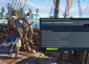 Assassin's Creed Black Flag Resynced akhirnya resmi dirilis dan mendapatkan ulasan negatif karena monetisasi yang bejibun.